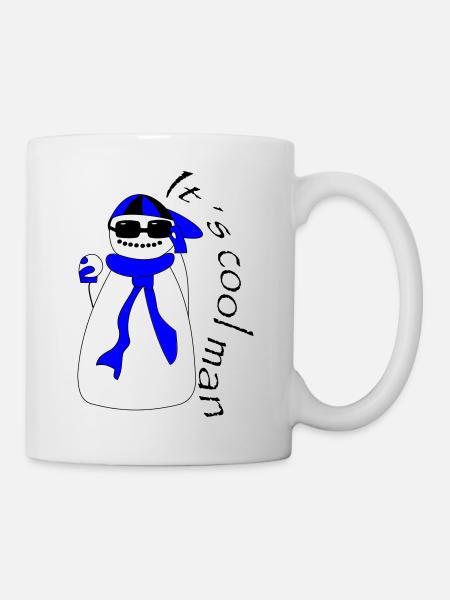 It s cool man - Tasse - Weiß