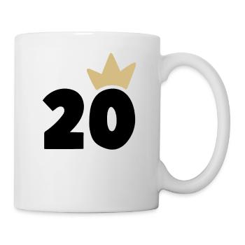 20 Krone Nummer 30 - Tasse - Weiß - Rechts