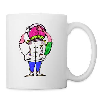 Der Soßen Esser - Tasse - Weiß - Rechts