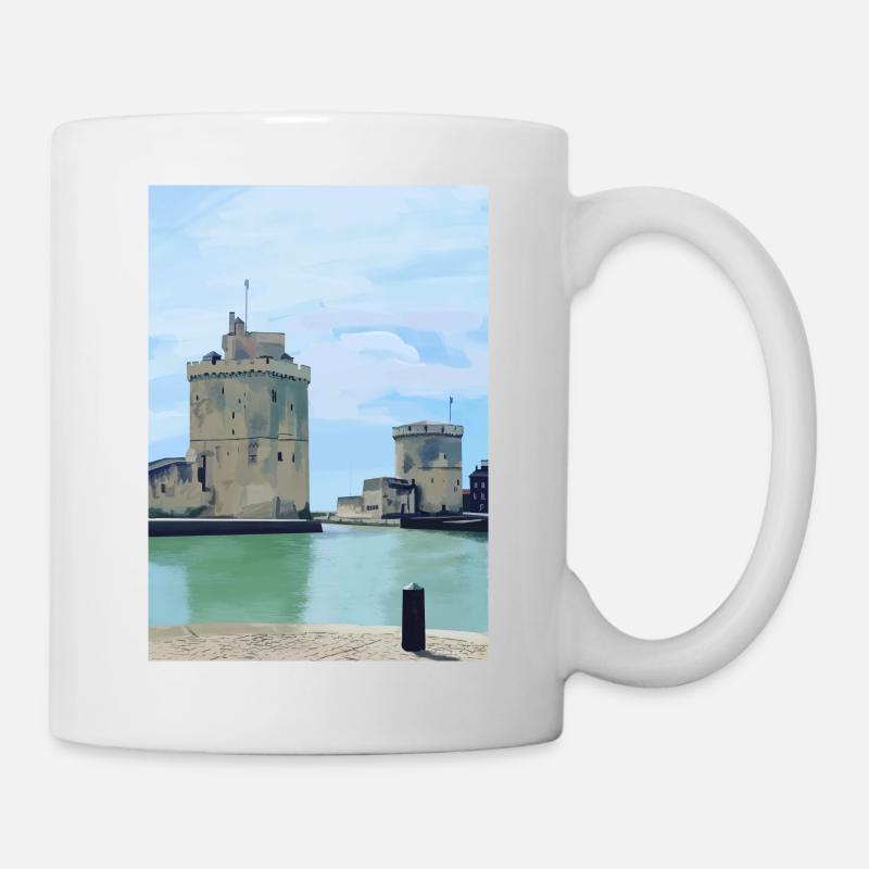Design de la rochelle - Mug blanc - blanc