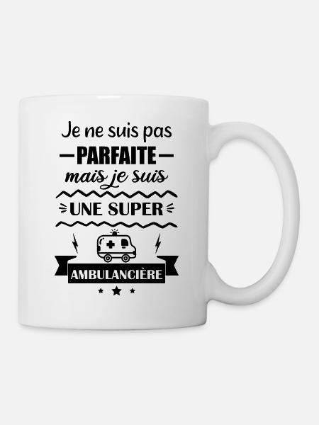 Pas parfaite ambulancière - Mug blanc - blanc