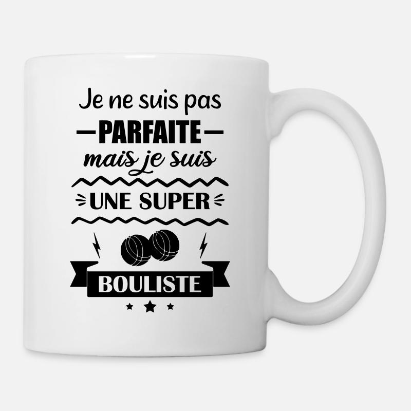 Pas parfaite bouliste,pétanque - Mug blanc - blanc