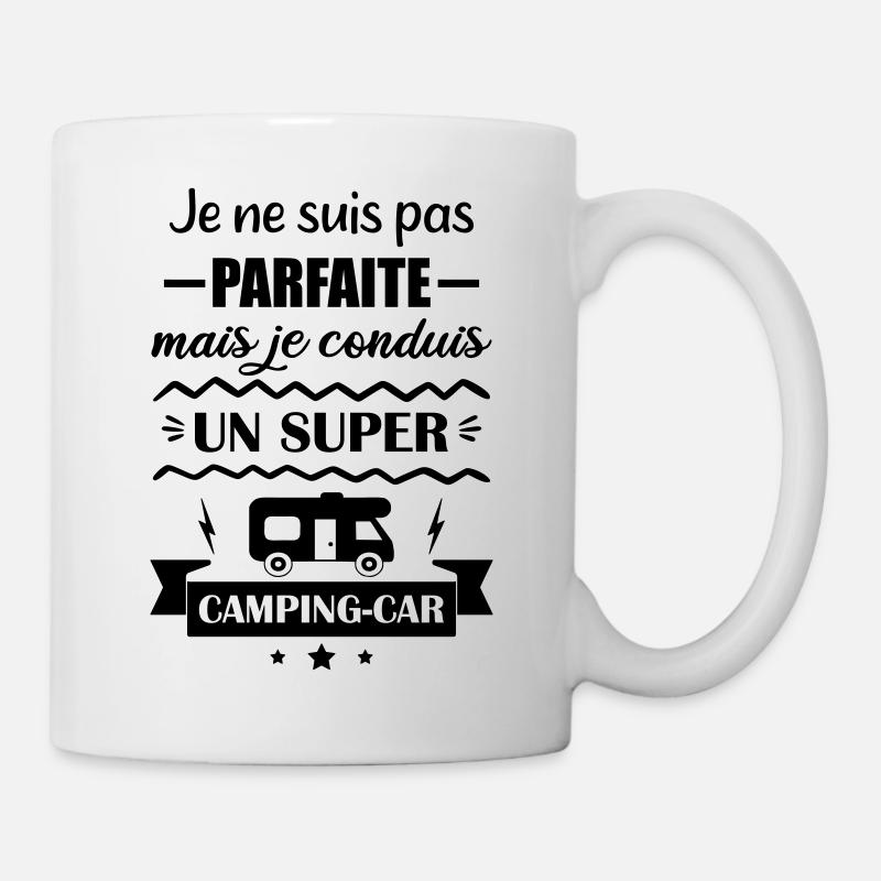 Pas parfaite camping car,camping-car - Mug blanc - blanc