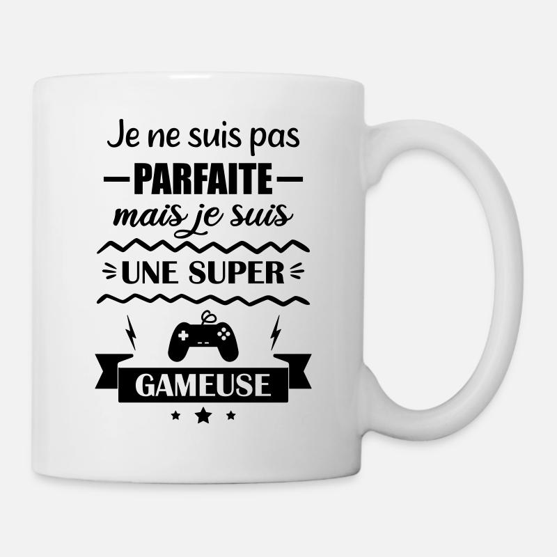 Pas parfaite gameuse - Mug blanc - blanc