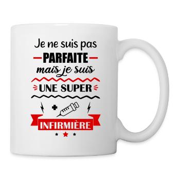 Pas parfaite infirmière - Mug blanc - blanc - Droite