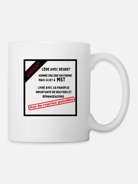 urgent h - Mug - white