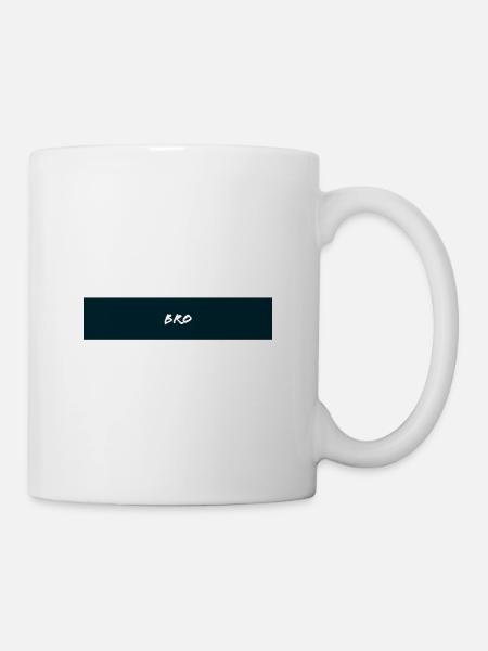 BRO Minimalist Style - Tasse - Weiß