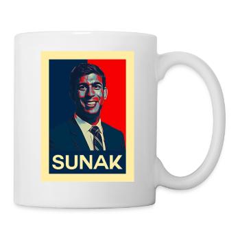 Rishi Sunak Britische Politik Konservative Partei - Tasse - Weiß - Rechts