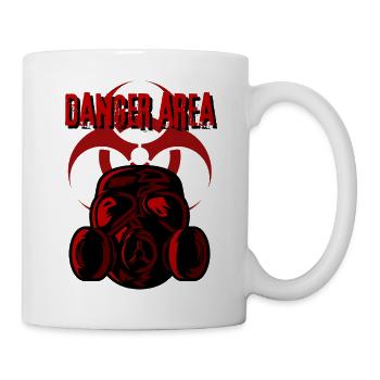 Danger area - Mug - white - Right