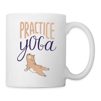 Practice Yoga - Dog - Mug - white - Right