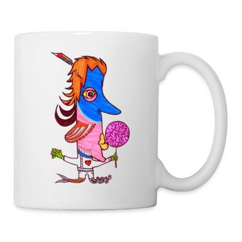 Hirn Lolly - Tasse - Weiß - Rechts