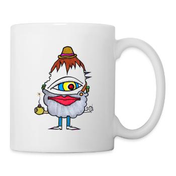 Wichtel - Tasse - Weiß - Rechts