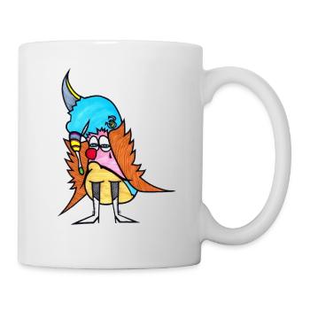 Clown - Tasse - Weiß - Rechts