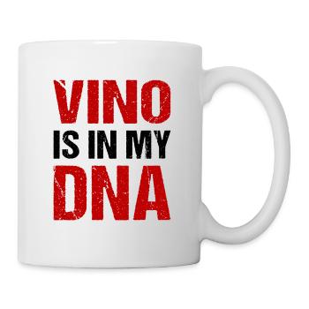 Vino is in my DNA Wine Drinking Humor - Mug - white - Right