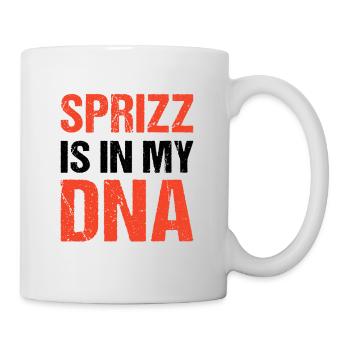 Sprizz is in my DNA Alkohol Bitter Aperitif - Tasse - Weiß - Rechts