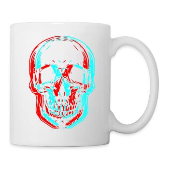 Crane 3d - halloween - rock metal - Mug - white - Right