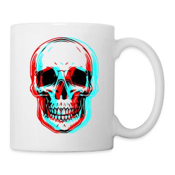 Crane 3d - halloween - rock metal - Mug - white - Right