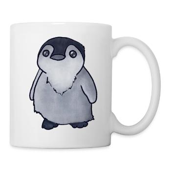 Süsser kleiner Pinguin - Tasse - Weiß - Rechts