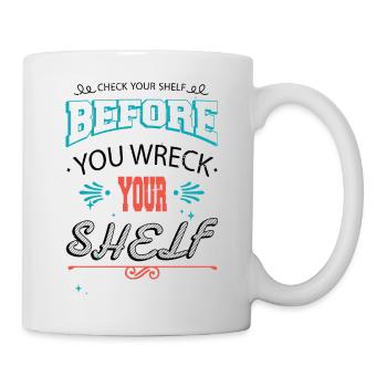 idée cadeau cadeau d’anniversaire bibliophile - Mug blanc - blanc - Droite