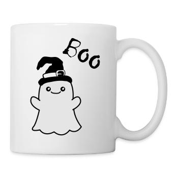 Drôle de fantôme Boo - Mug blanc - blanc - Droite