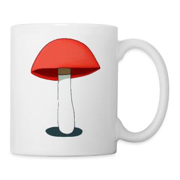 Mushroom Mushrooms Poisonous Mushrooms Mycology Earthy Natural 3 - Mug - white - Right