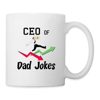 PDG de Dad Jokes - Mug blanc - blanc - Droite