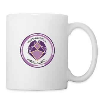 Mechanically mechanical heart the PURPLE heart - Mug - white - Right