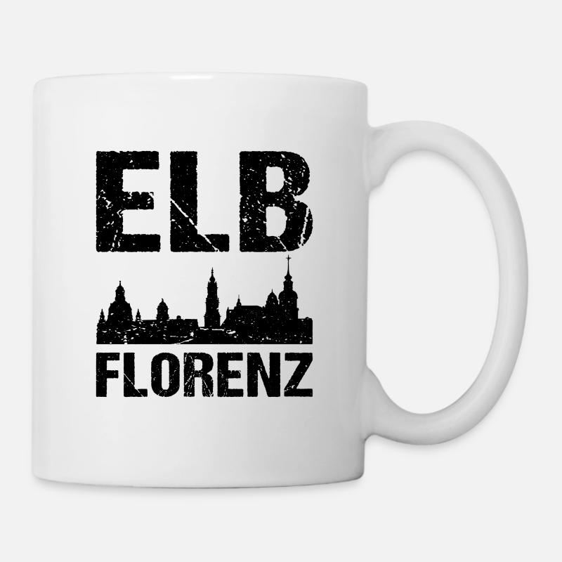 Elbflorenz Dresden - Tasse - Weiß