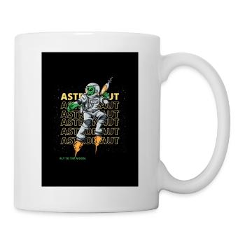 Alien Astronaut - Mug blanc - blanc - Droite