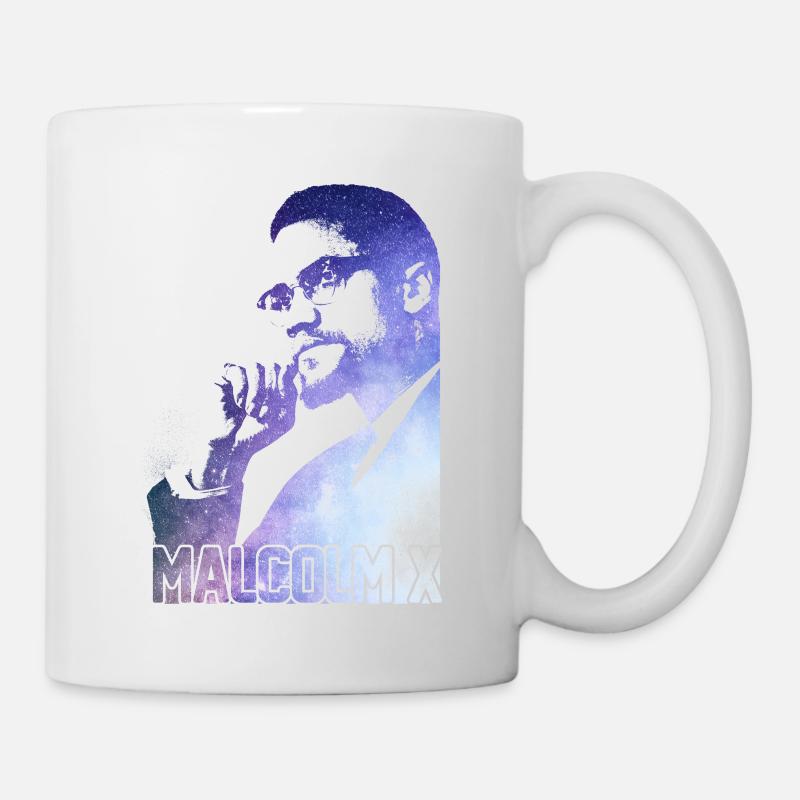 Malcolm X - Kop/krus - hvid