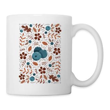 Blueberries in Autumn - Mug - white - Right