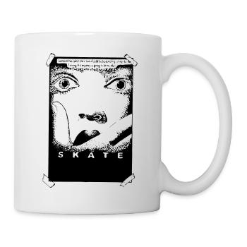 Scream Skate / DAS ZEUGS - Tasse - Weiß - Rechts
