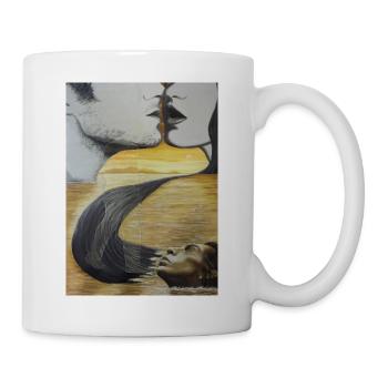 Peinture surréaliste. Peinture surréaliste - Mug blanc - blanc - Droite