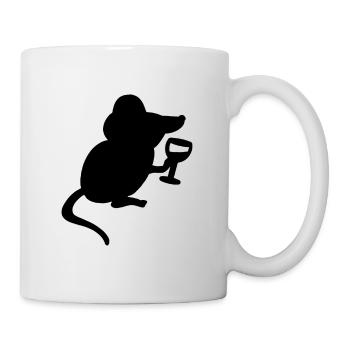 Wine Mouse Wine Lovers - Mug - white - Right