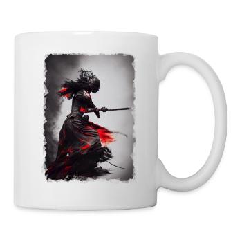 Samurai - Tasse - Weiß - Rechts