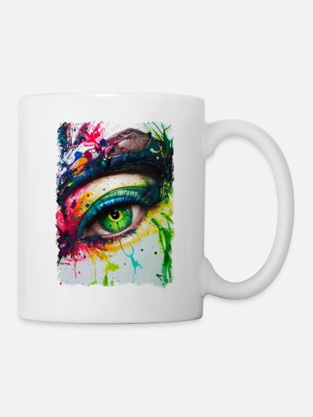 Iris - Tasse - Weiß