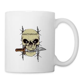 Piratenkopf - Tasse - Weiß - Rechts