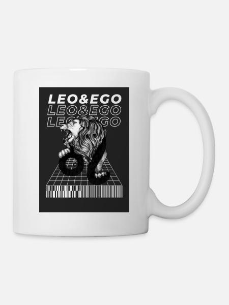 Signe astrologique lion - Mug blanc - blanc