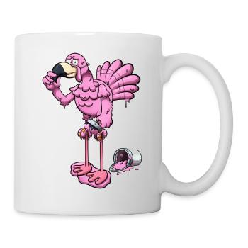 Turkey In Flamingo Disguise - Mug - white - Right