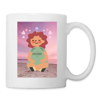 Ich meditiere gerne - Tasse - Weiß - Rechts