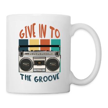 Give In To the Groove - Mug - white - Right