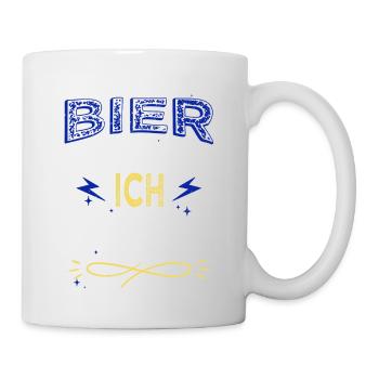 geburtstagsgeschenkidee kneipensport terrier - Tasse - Weiß - Rechts