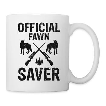 Conception de chasseur de coyote pour la chasse au coyote - Mug blanc - blanc - Droite