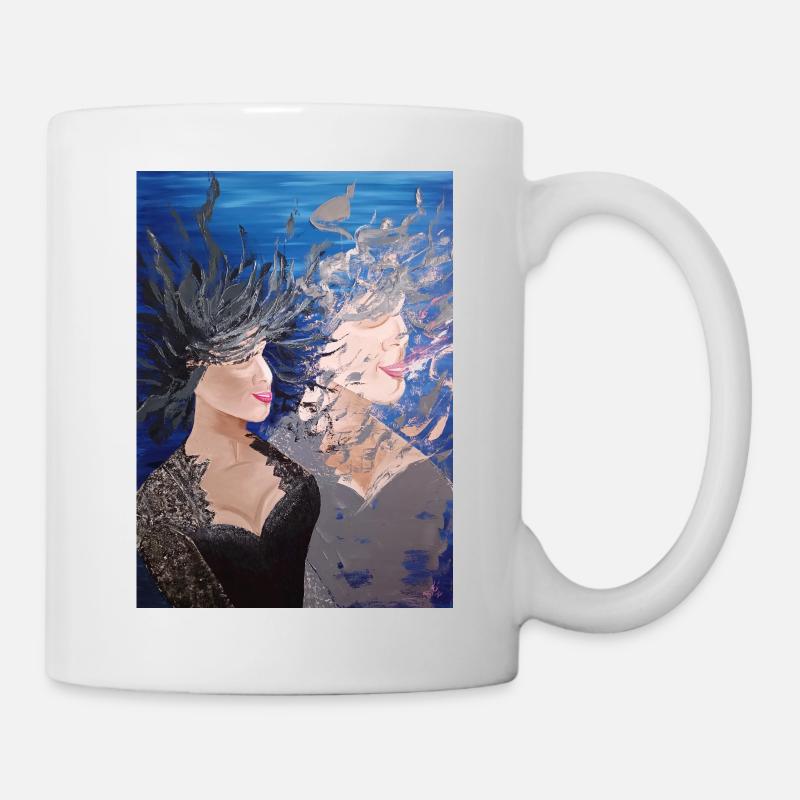 Weibliche Energie - Tasse - Weiß