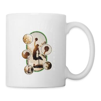 Basketteur Basketteur Vintage Rétro - Mug blanc - blanc - Droite