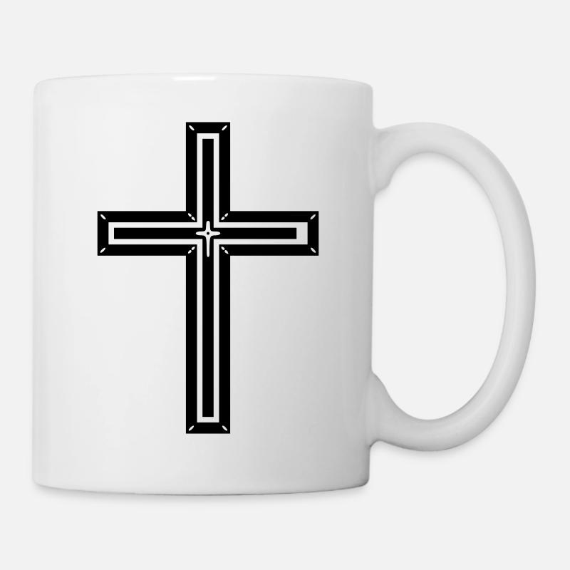 Croix - Mug blanc - blanc