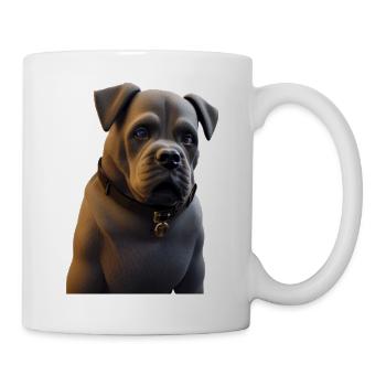 Cane Corso Hund - Cane Corso - Tasse - Weiß - Rechts