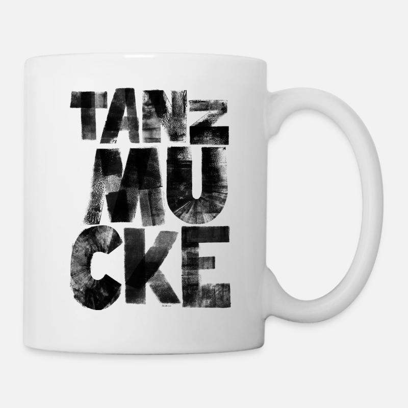 Tanzmucke schwarz - Tasse - Weiß