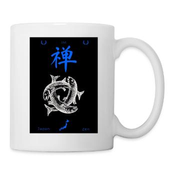 Japanisch - Tasse - Weiß - Rechts