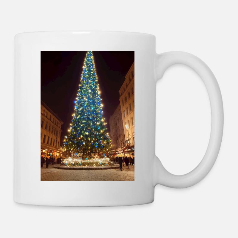 Tall Christmas Tree - Mug - white